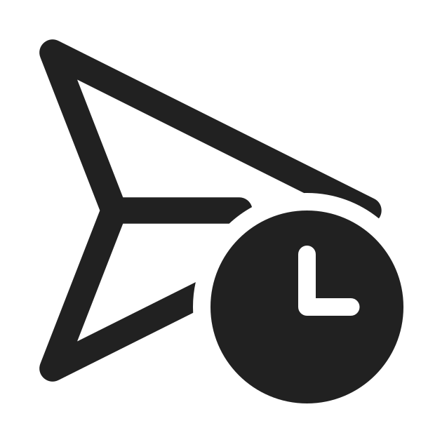 Ic Fluent Send Clock 24 Regular