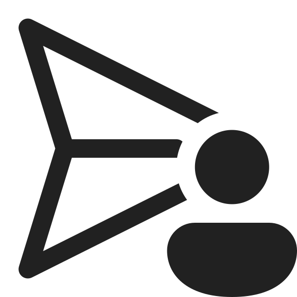 Ic Fluent Send Person 16 Regular