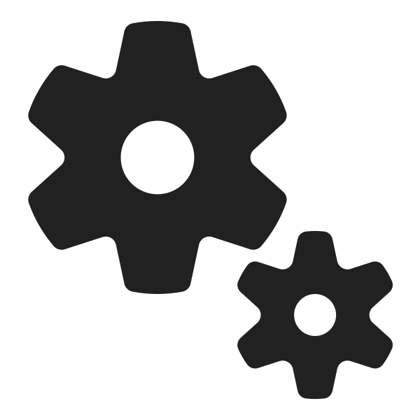 Ic Fluent Settings Cog Multiple 20 Filled