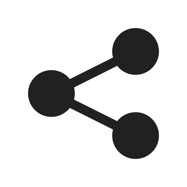 Ic Fluent Share Android 20 Filled