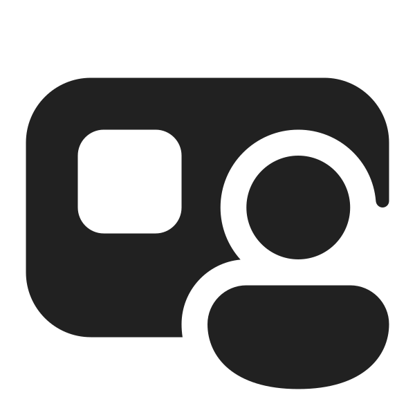 Ic Fluent Share Screen Person Overlay 16 Filled