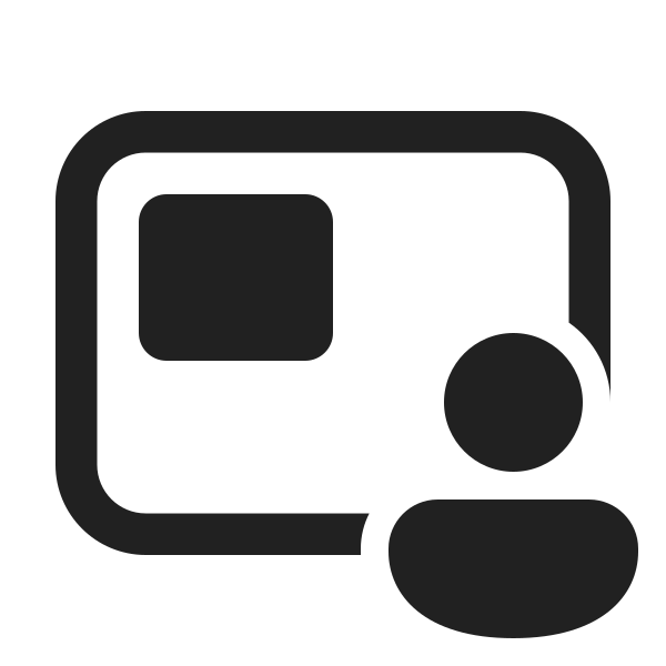 Ic Fluent Share Screen Person Overlay 24 Regular