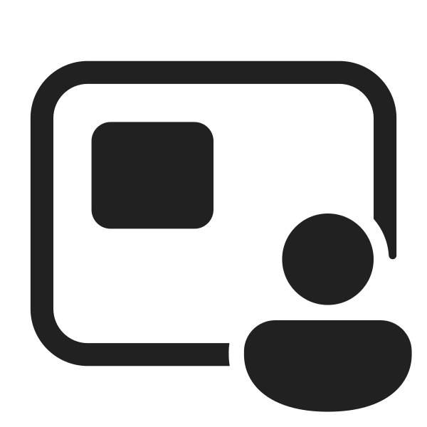 Ic Fluent Share Screen Person Overlay 28 Regular