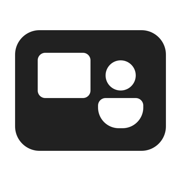 Ic Fluent Share Screen Person Overlay Inside 24 Filled