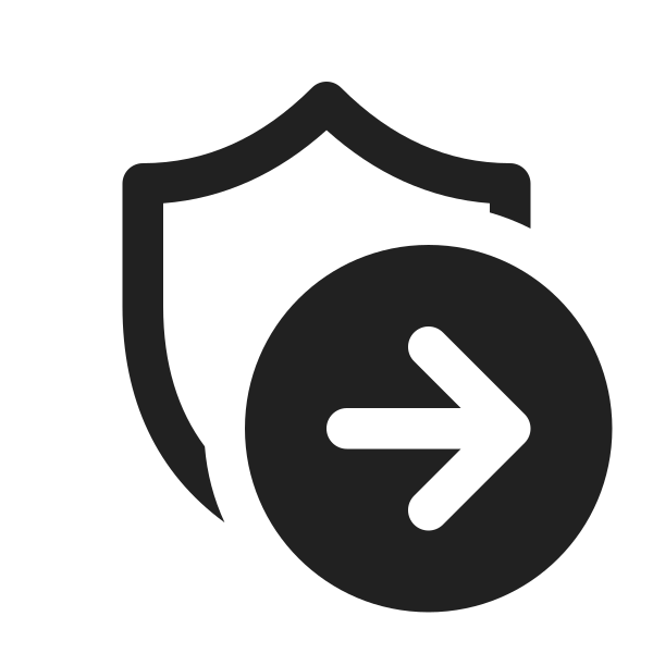 Ic Fluent Shield Arrow Right 16 Regular