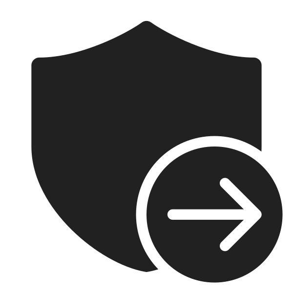 Ic Fluent Shield Arrow Right 28 Filled