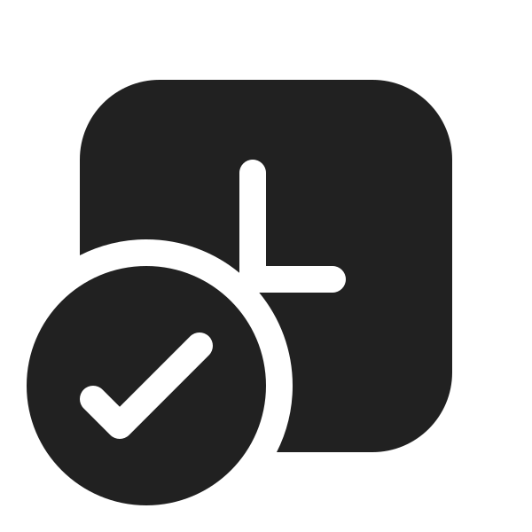 Ic Fluent Shifts Checkmark 20 Filled