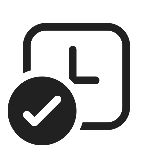 Ic Fluent Shifts Checkmark 20 Regular