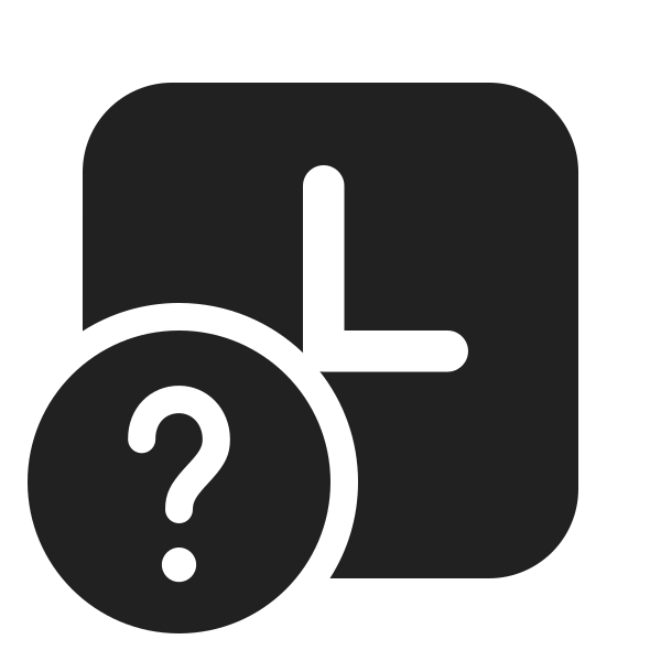 Ic Fluent Shifts Question Mark 24 Filled