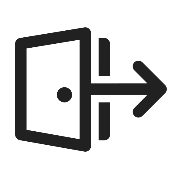Ic Fluent Sign Out 24 Regular