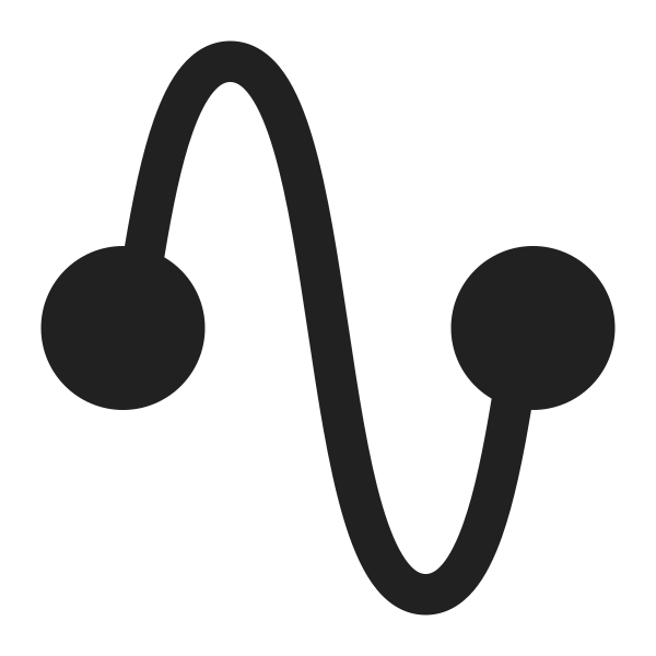 Ic Fluent Sine Wave Dots 16 Filled