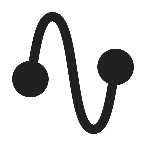 Ic Fluent Sine Wave Dots 24 Filled