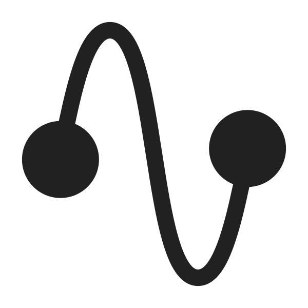 Ic Fluent Sine Wave Dots 28 Filled