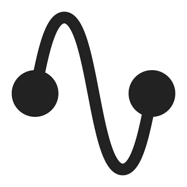 Ic Fluent Sine Wave Dots 32 Filled