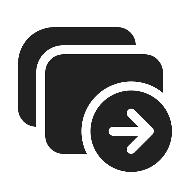 Ic Fluent Slide Multiple Arrow Right 20 Filled