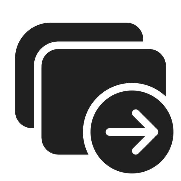 Ic Fluent Slide Multiple Arrow Right 24 Filled