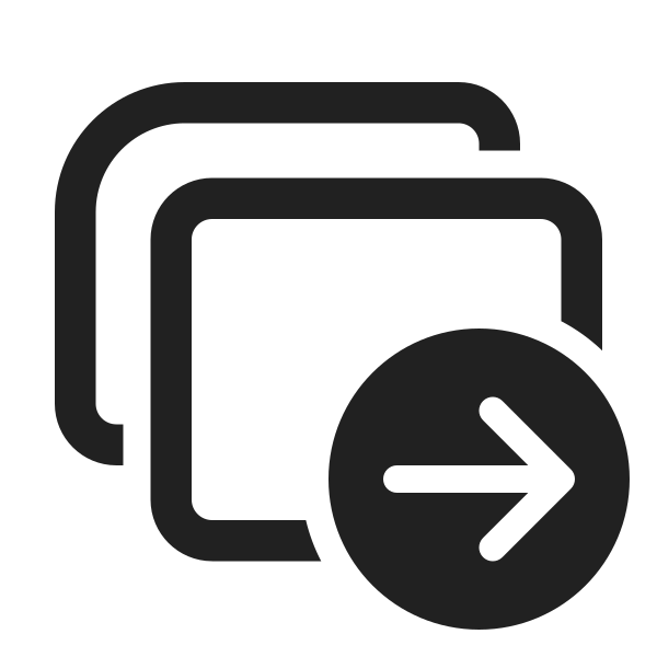 Ic Fluent Slide Multiple Arrow Right 24 Regular
