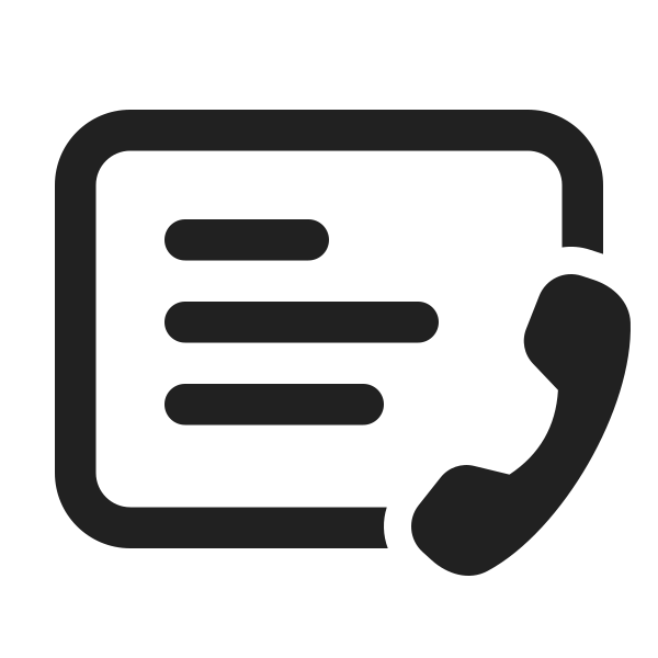 Ic Fluent Slide Text Call 24 Regular