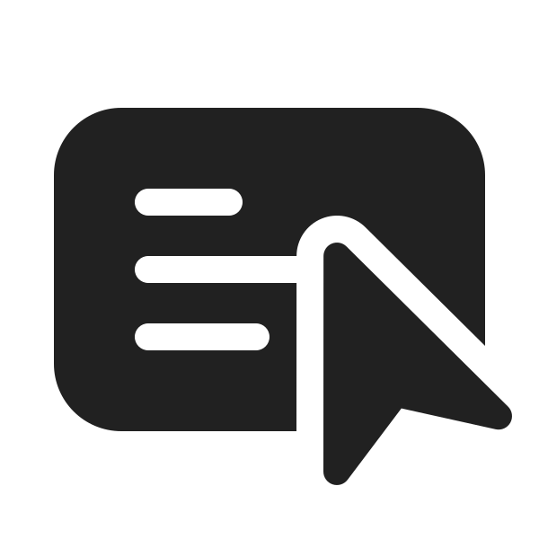 Ic Fluent Slide Text Cursor 20 Filled