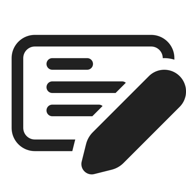 Ic Fluent Slide Text Edit 16 Regular