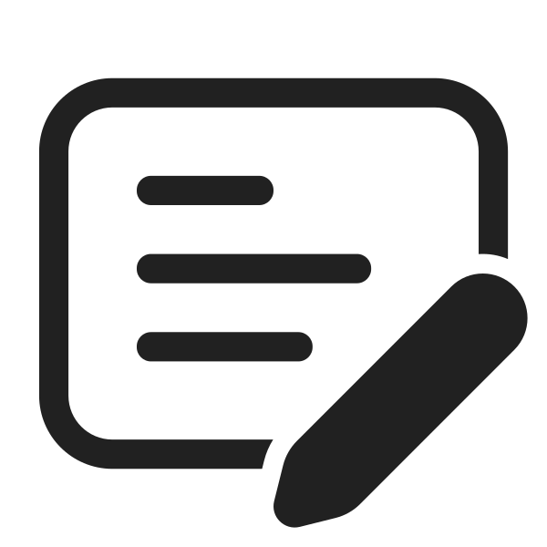 Ic Fluent Slide Text Edit 28 Regular