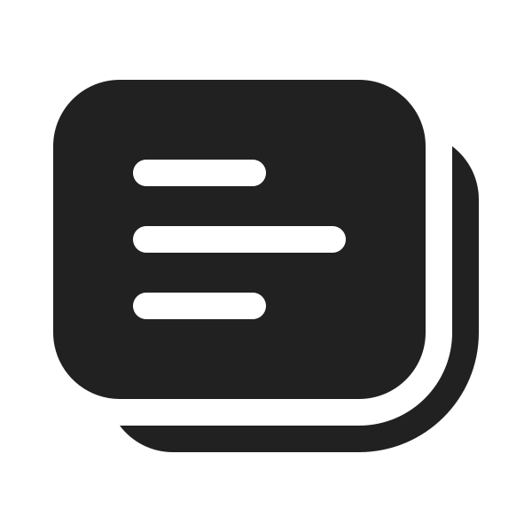 Ic Fluent Slide Text Multiple 20 Filled