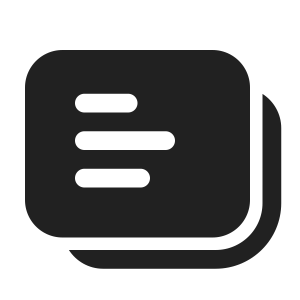 Ic Fluent Slide Text Multiple 24 Filled