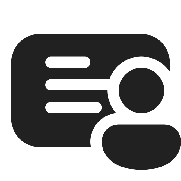 Ic Fluent Slide Text Person 16 Filled