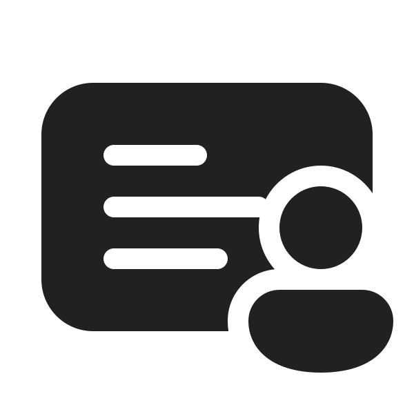 Ic Fluent Slide Text Person 20 Filled