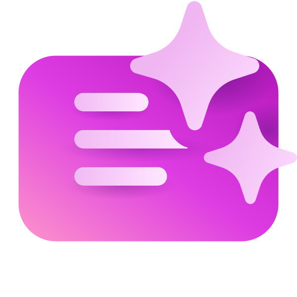 Ic Fluent Slide Text Sparkle 16 Color