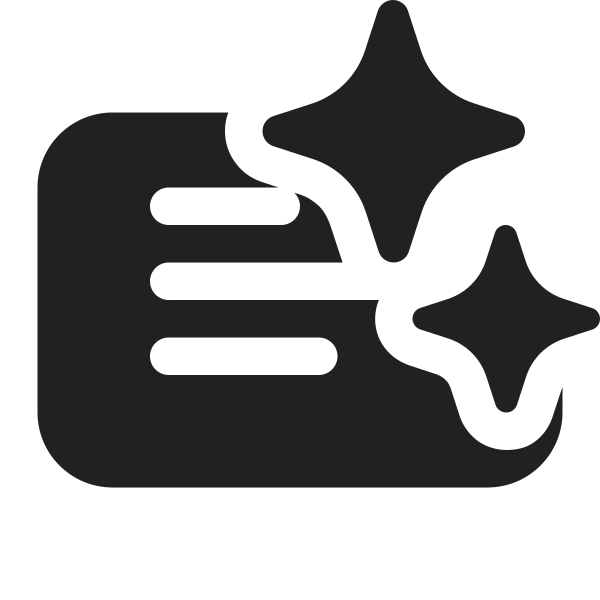 Ic Fluent Slide Text Sparkle 16 Filled