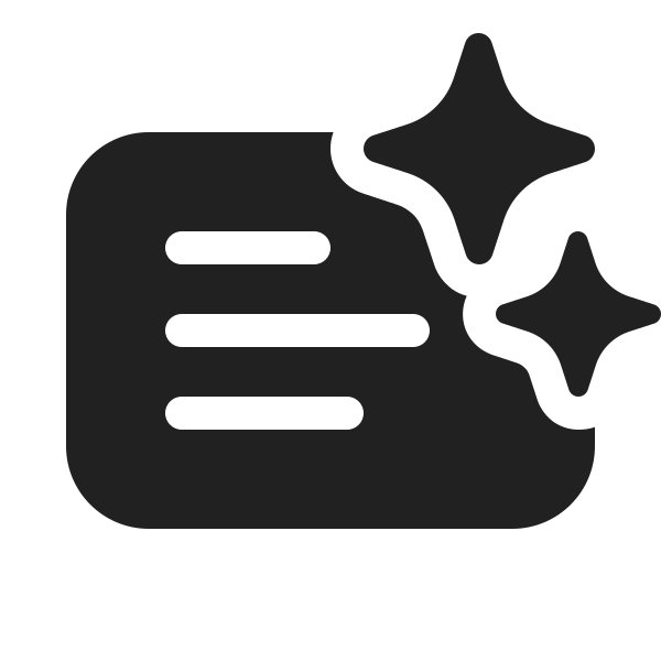Ic Fluent Slide Text Sparkle 20 Filled