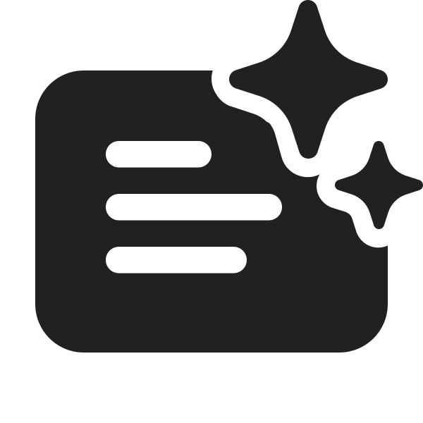 Ic Fluent Slide Text Sparkle 24 Filled