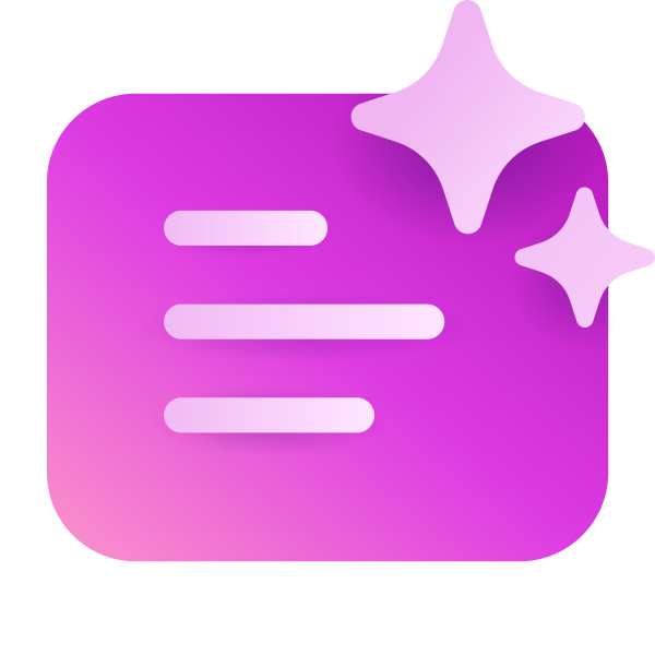 Ic Fluent Slide Text Sparkle 28 Color