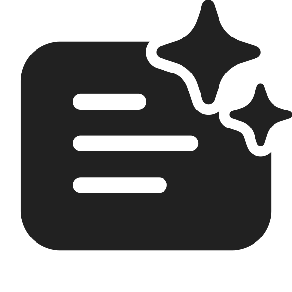 Ic Fluent Slide Text Sparkle 28 Filled