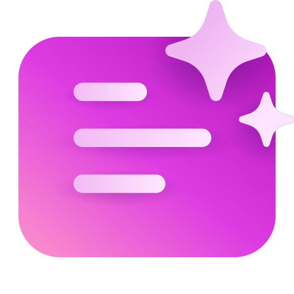 Ic Fluent Slide Text Sparkle 32 Color