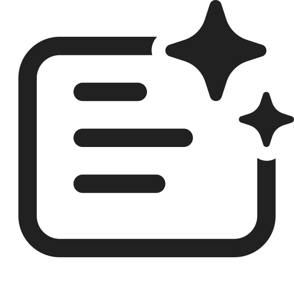 Ic Fluent Slide Text Sparkle 32 Regular