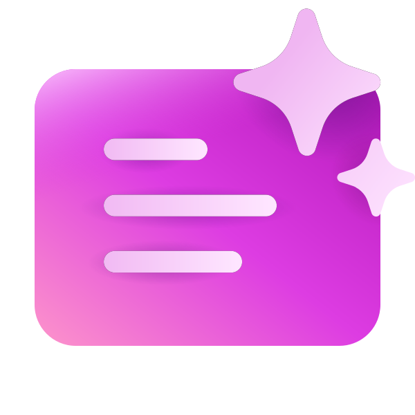 Ic Fluent Slide Text Sparkle 48 Color