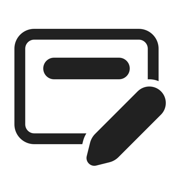 Ic Fluent Slide Text Title Edit 24 Regular
