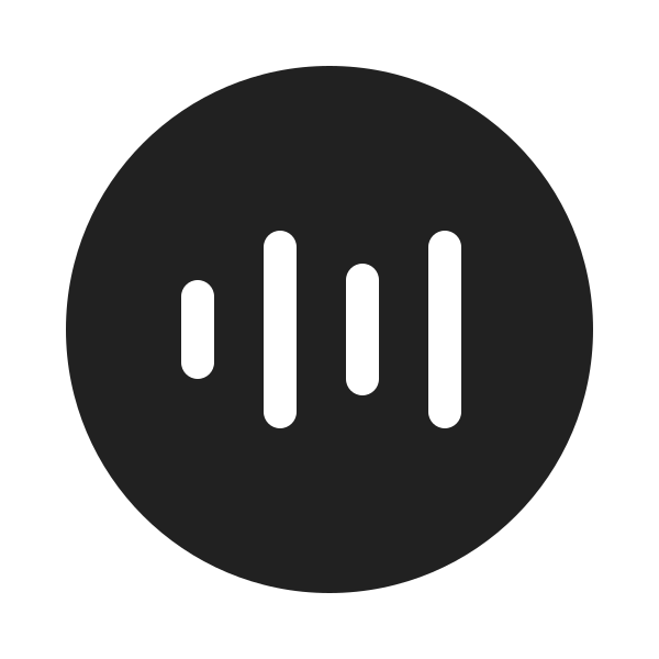 Ic Fluent Sound Wave Circle 20 Filled