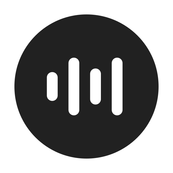 Ic Fluent Sound Wave Circle 24 Filled