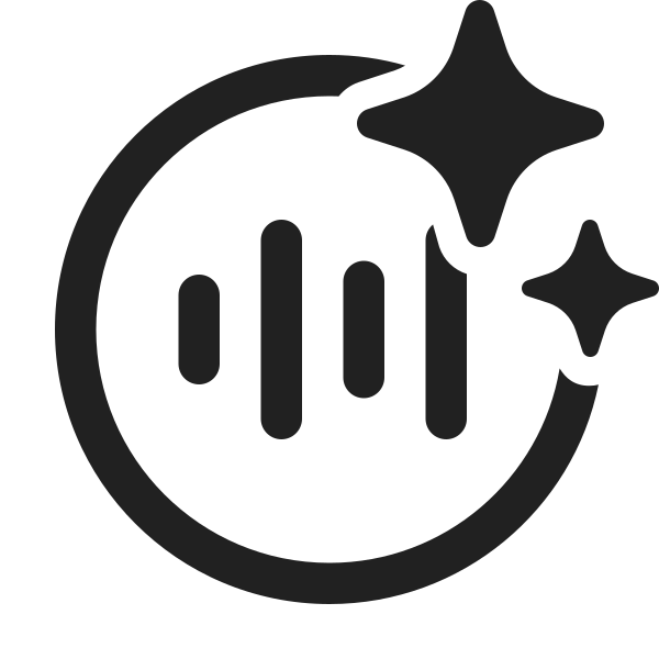 Ic Fluent Sound Wave Circle Sparkle 24 Regular