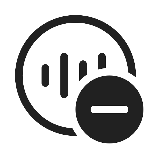 Ic Fluent Sound Wave Circle Subtract 20 Regular
