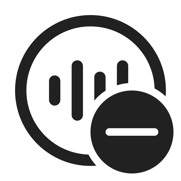 Ic Fluent Sound Wave Circle Subtract 24 Regular