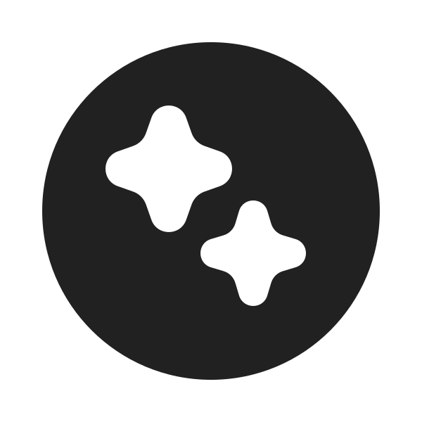 Ic Fluent Sparkle Circle 20 Filled