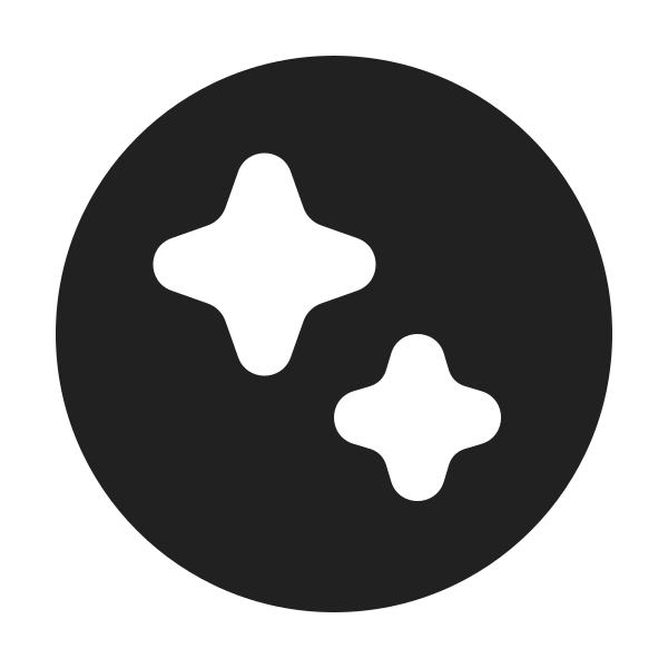 Ic Fluent Sparkle Circle 24 Filled