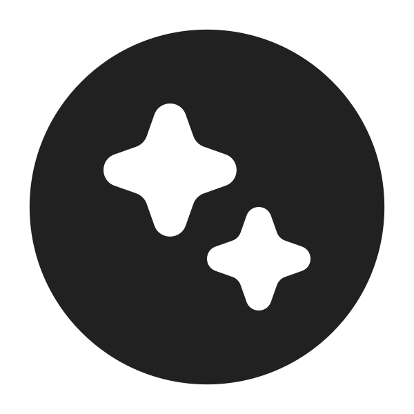Ic Fluent Sparkle Circle 28 Filled