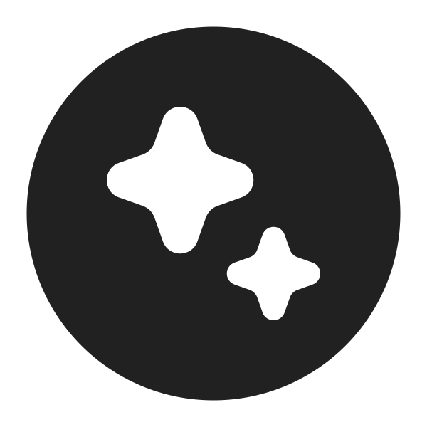 Ic Fluent Sparkle Circle 32 Filled