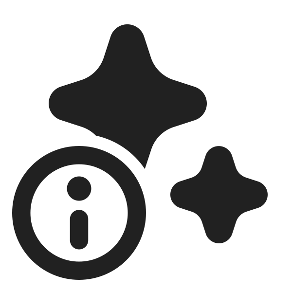 Ic Fluent Sparkle Info 24 Filled
