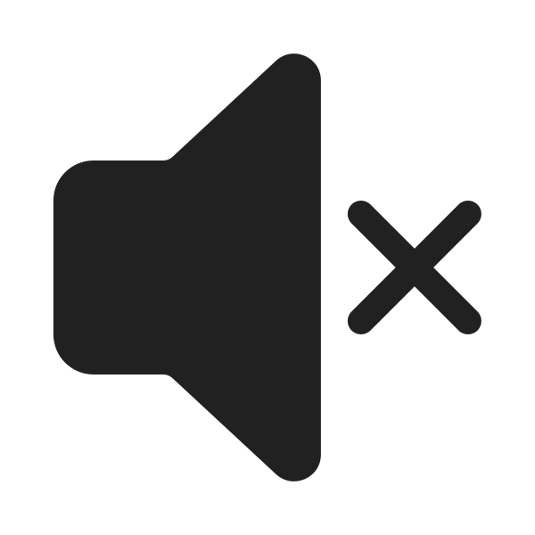 Ic Fluent Speaker Mute 20 Filled
